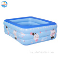 Piscina de joguines de piscina inflable personalitzada a l'aire lliure blau